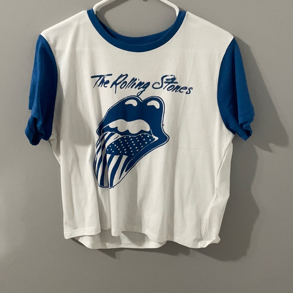 Rolling Stones Cropped T-Shirt